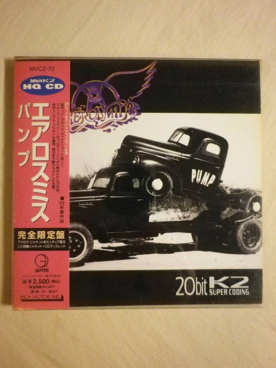 Amazon.co.jp: 紙ジャケ仕様 『Aerosmith/Pump(1989)』(20bitK2 HQ CD